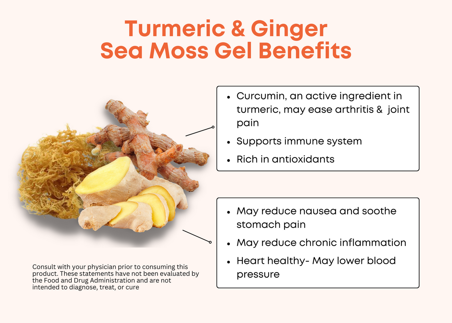 Turmeric & Ginger Sea Moss Gel