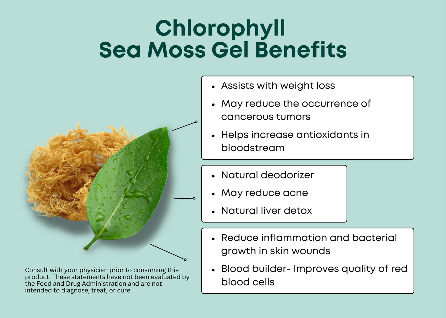 Chlorophyll Sea Moss Gel